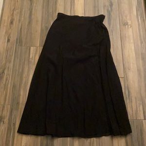 Tadaahi Soji Black Tule Maxi Skirt 18